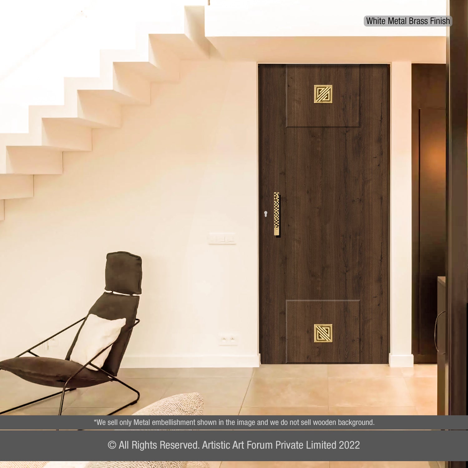 Simple Brass Door Designs |  For Internal and Front Door Design