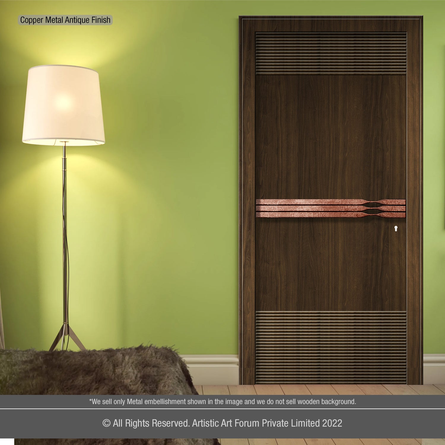 Metal Door Embellishment |  For Internal and Entrance Door Design