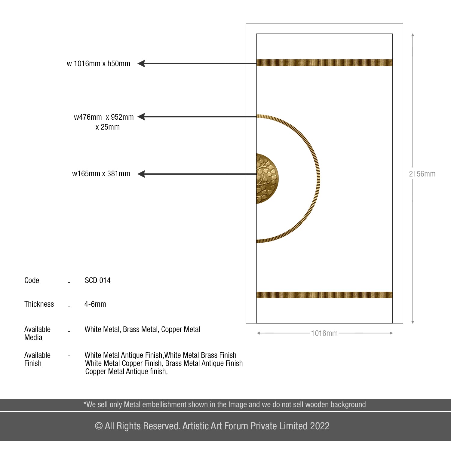 Main Door Embellishment |  For Internal and Entrance Door Design