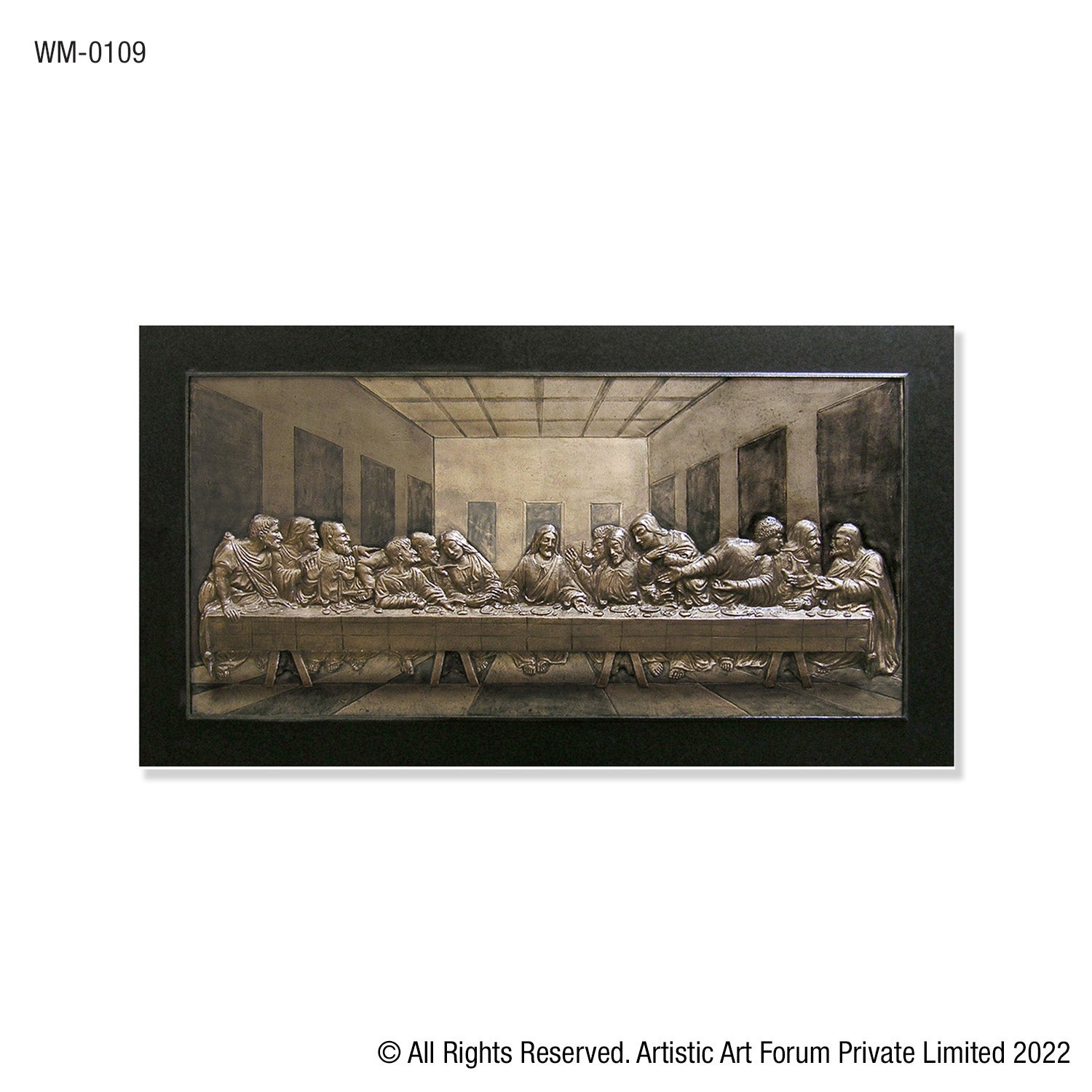 Lastsupper White Metal Antique Finish - Artistick's Online