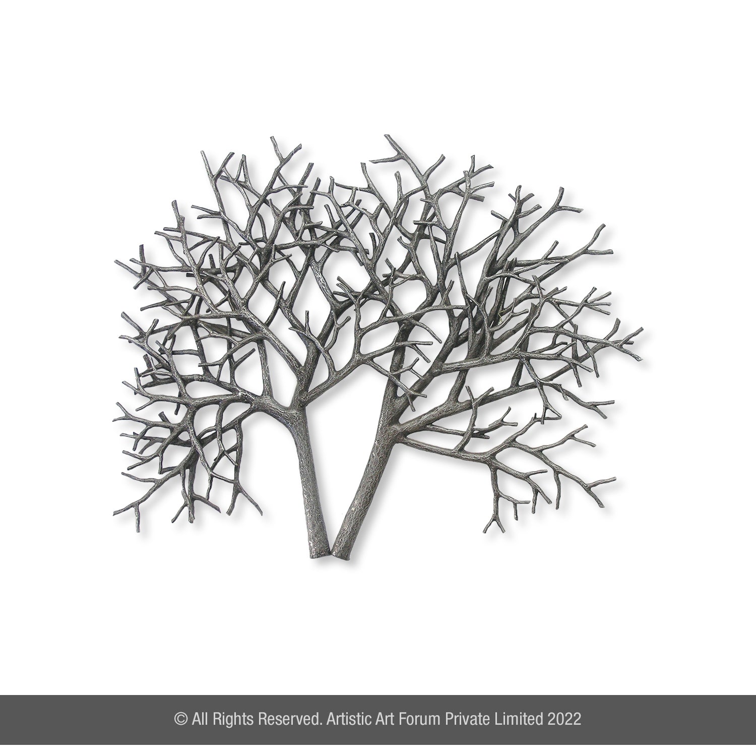 Brush Wood White metal antique finish - Artistick's Online