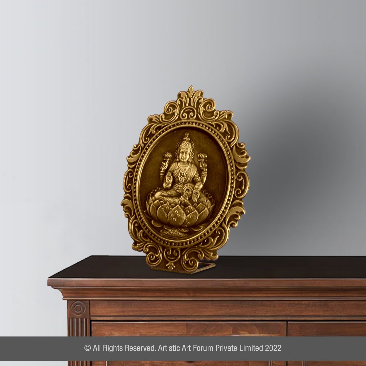 Lakshmi Brass Metal Antique Finish - Artistick's Online