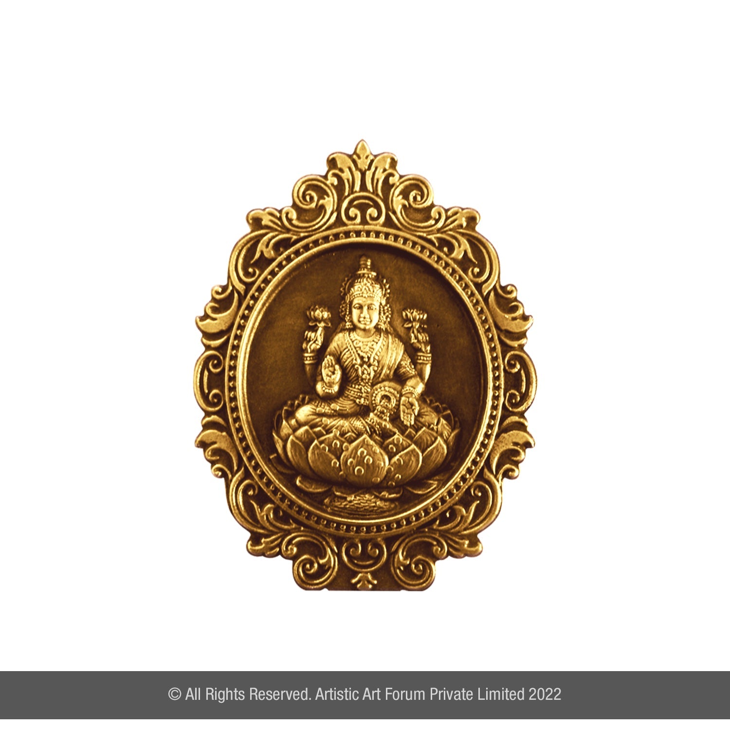 Lakshmi Brass Metal Antique Finish - Artistick's Online