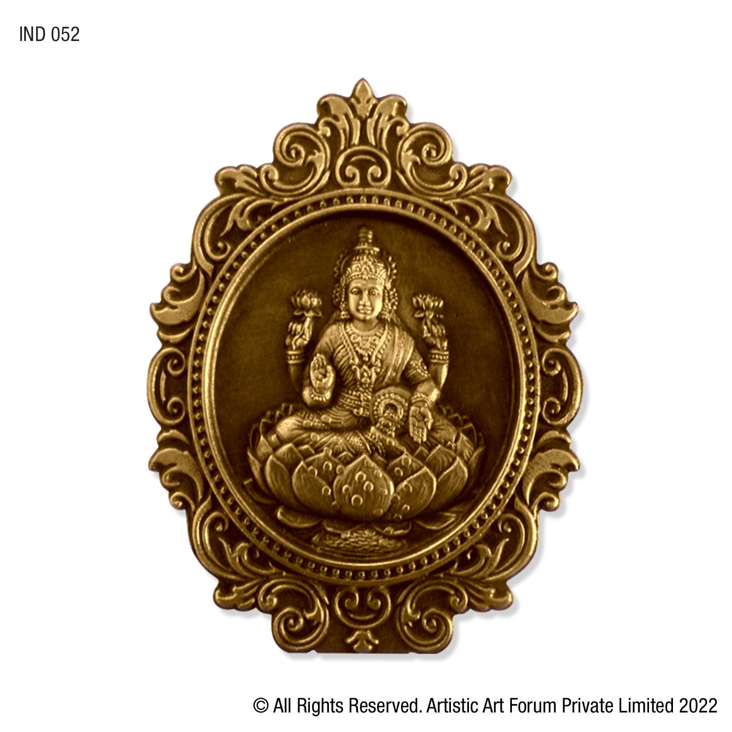 Lakshmi Brass Metal Antique Finish - Artistick's Online