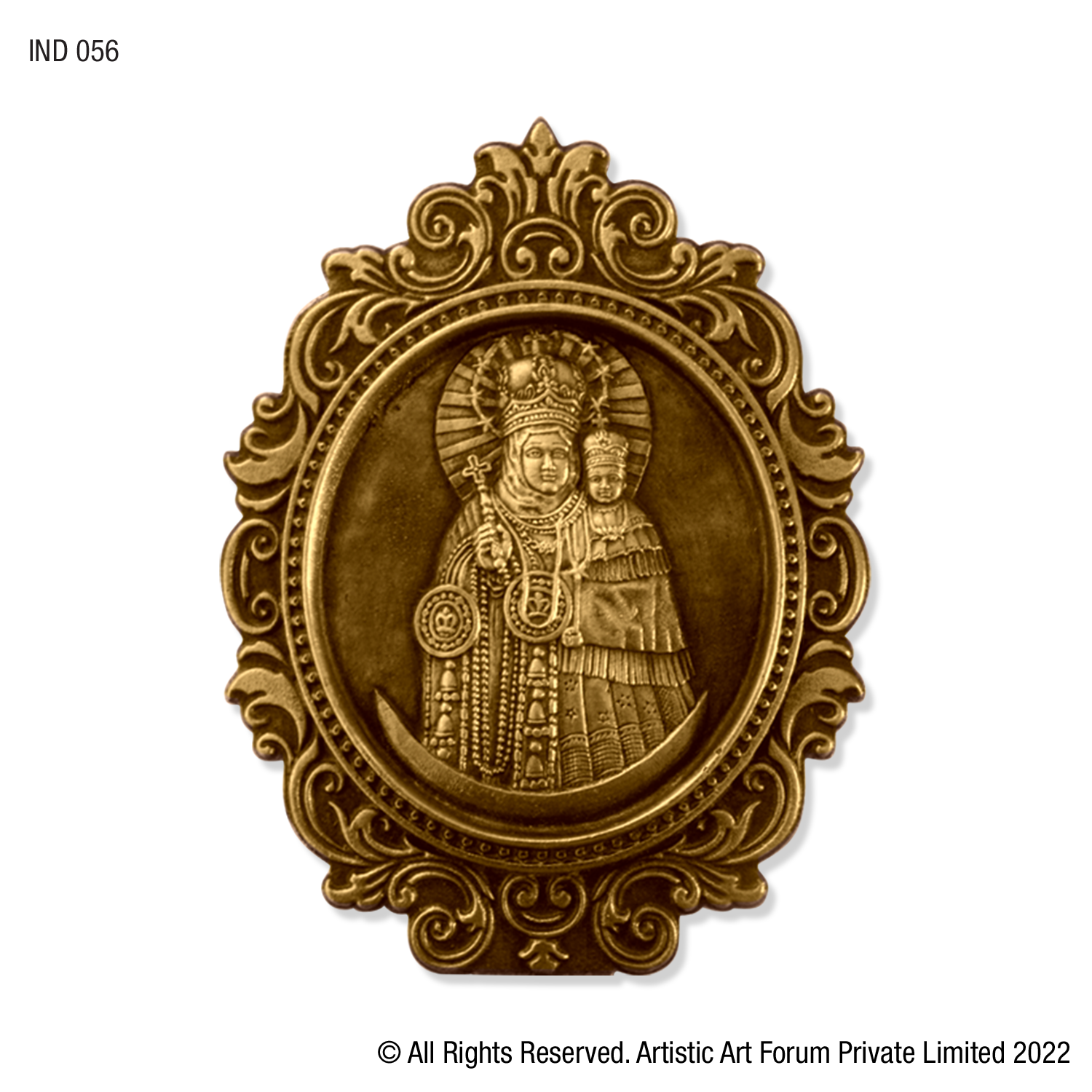 Madha Brass Metal Antique Finish - Artistick's Online