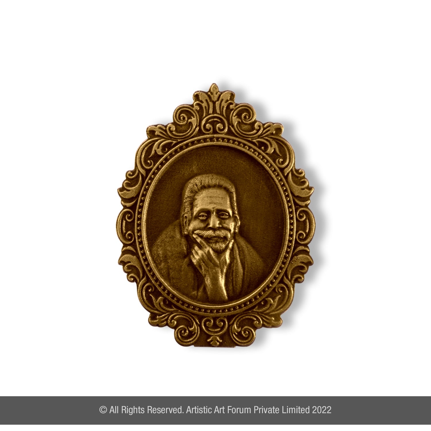 Seshadri Swamigal Brass Metal Antique Finish - Artistick's Online