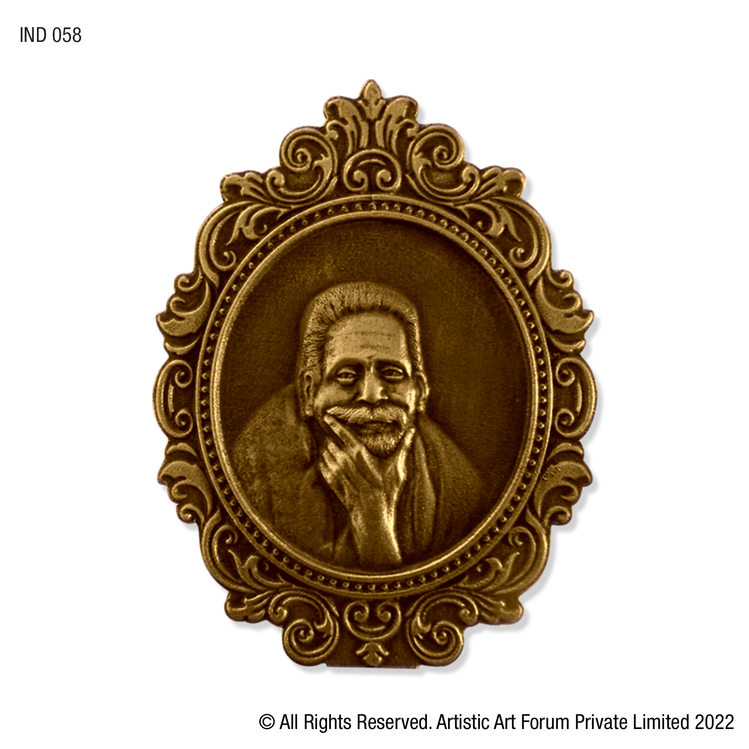 Seshadri Swamigal Brass Metal Antique Finish - Artistick's Online