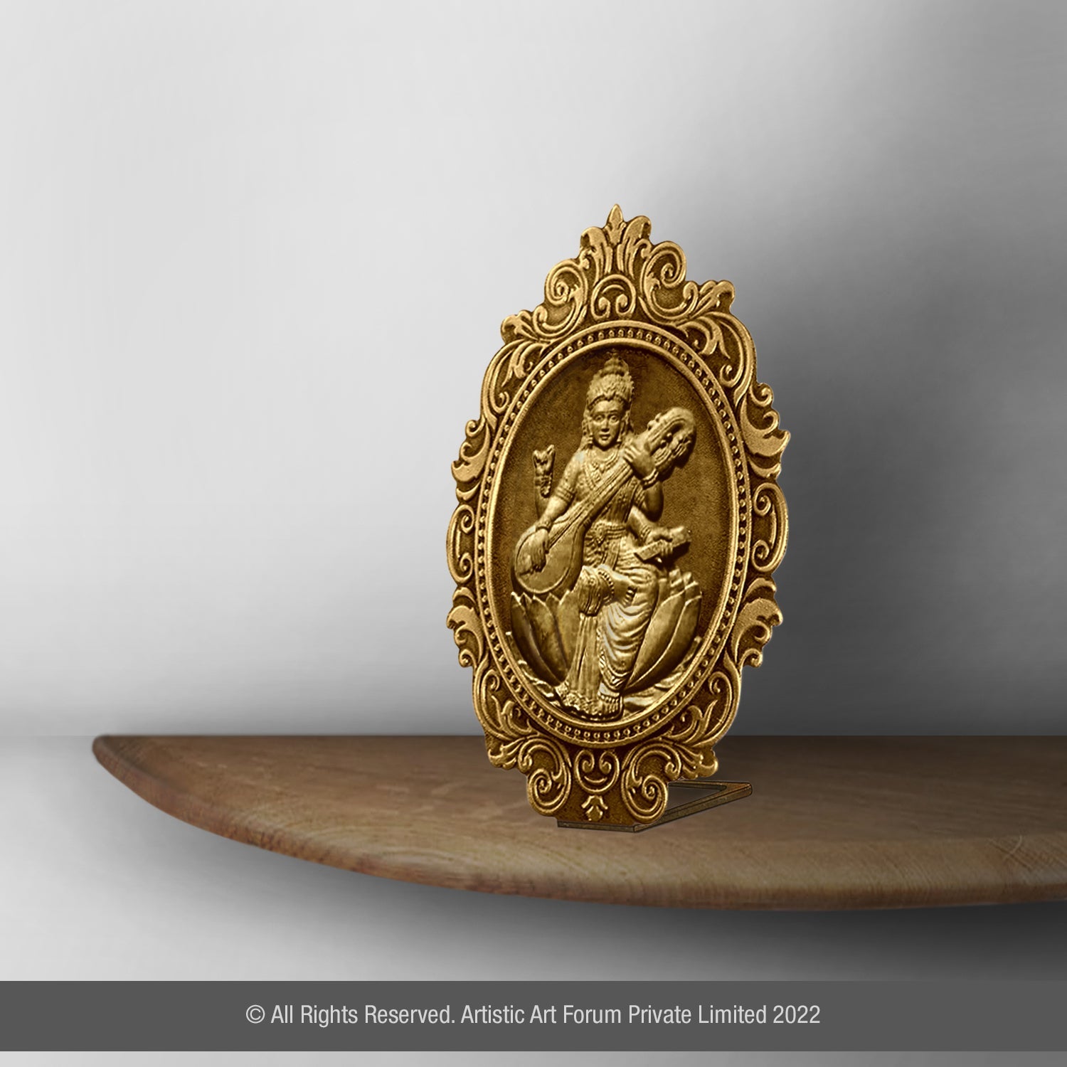 Sarawathi Brass Metal Antique Finish - Artistick's Online
