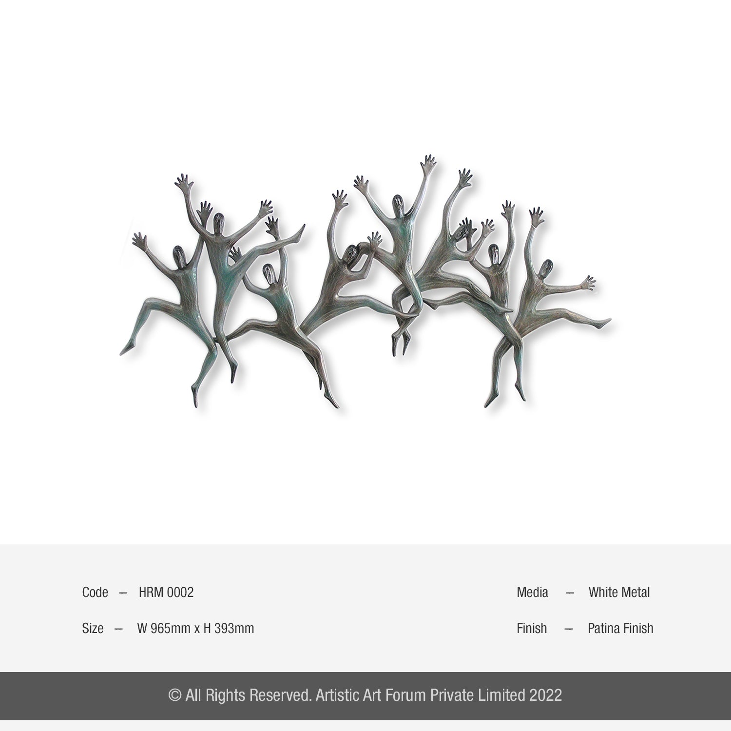 Unique handcrafted metal wall art décor to add charm to modern interiors