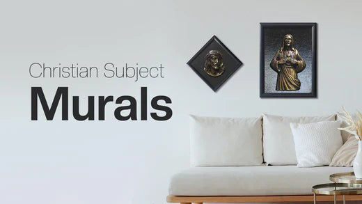 Jesus wall murals for home décor with metal wall art design