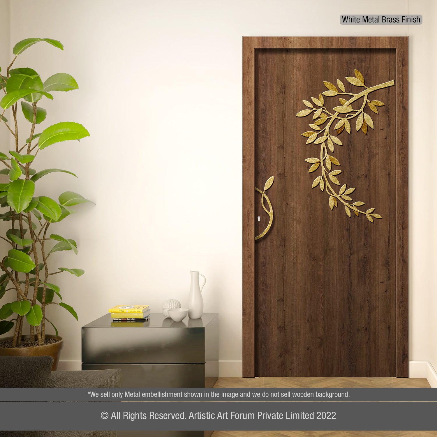 Metal Door Embellishment |  For Internal and Entrance Door Design