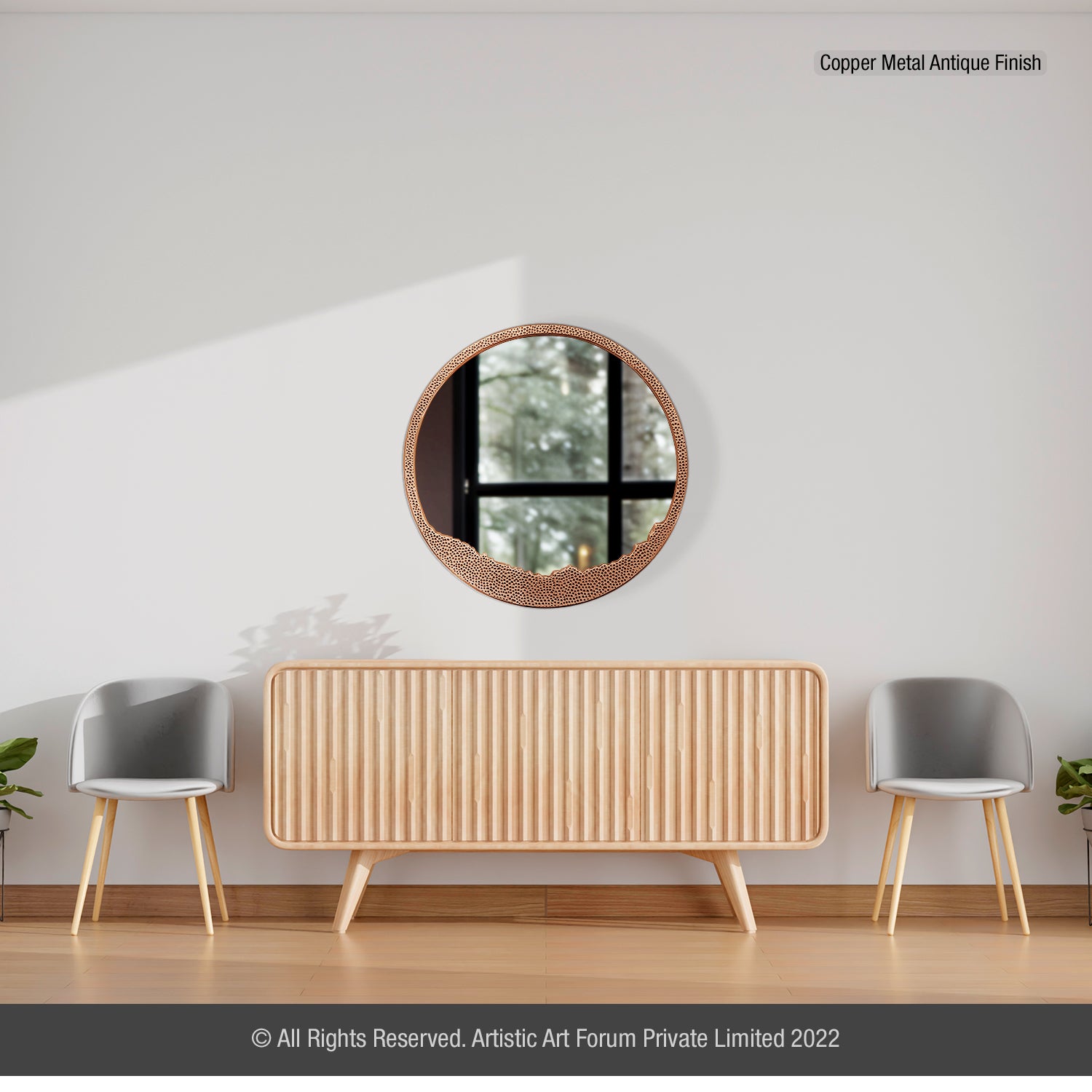 Circle Shape Mirror for Wall