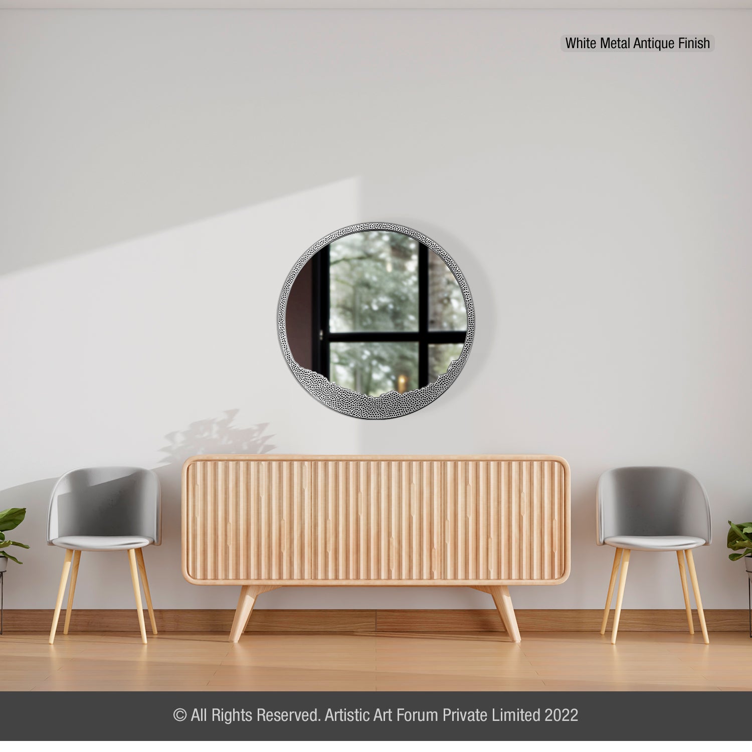 Circle Shape Mirror for Wall
