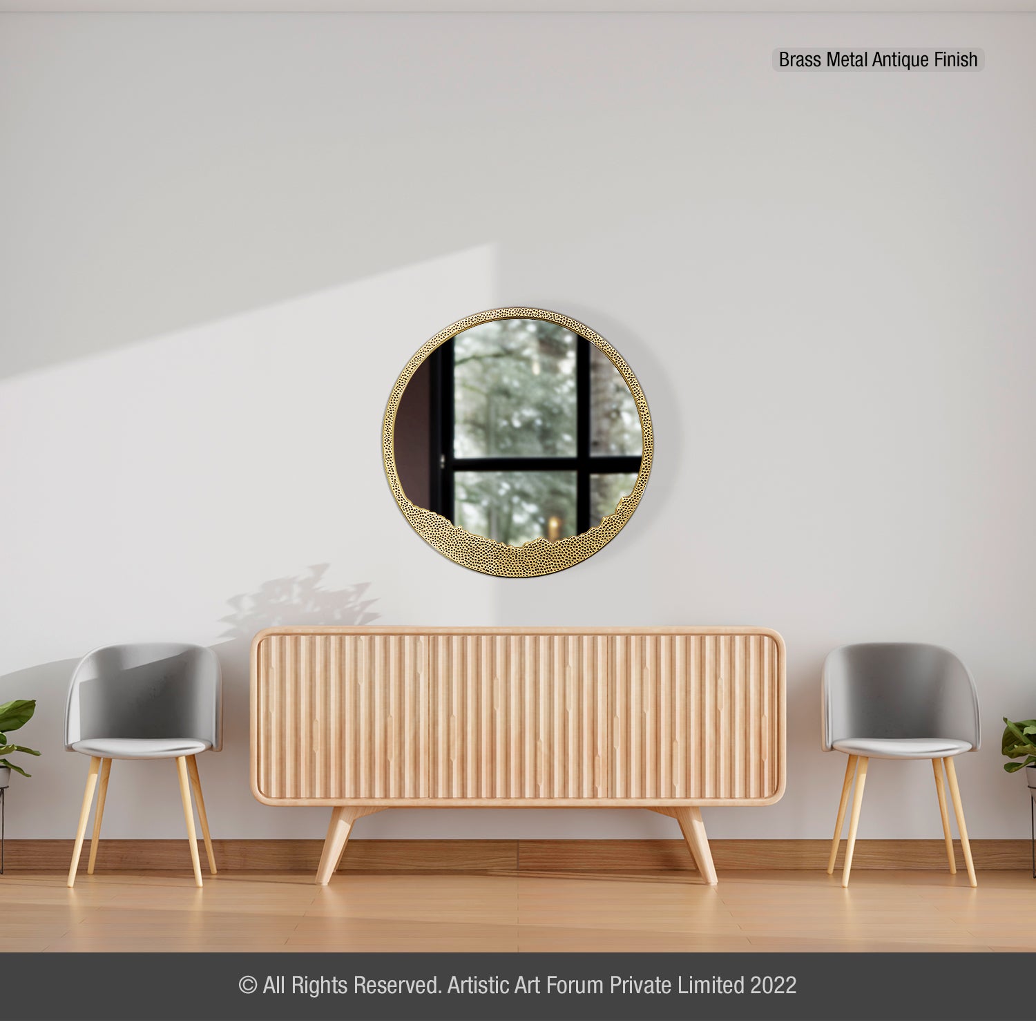 Circle Shape Mirror for Wall