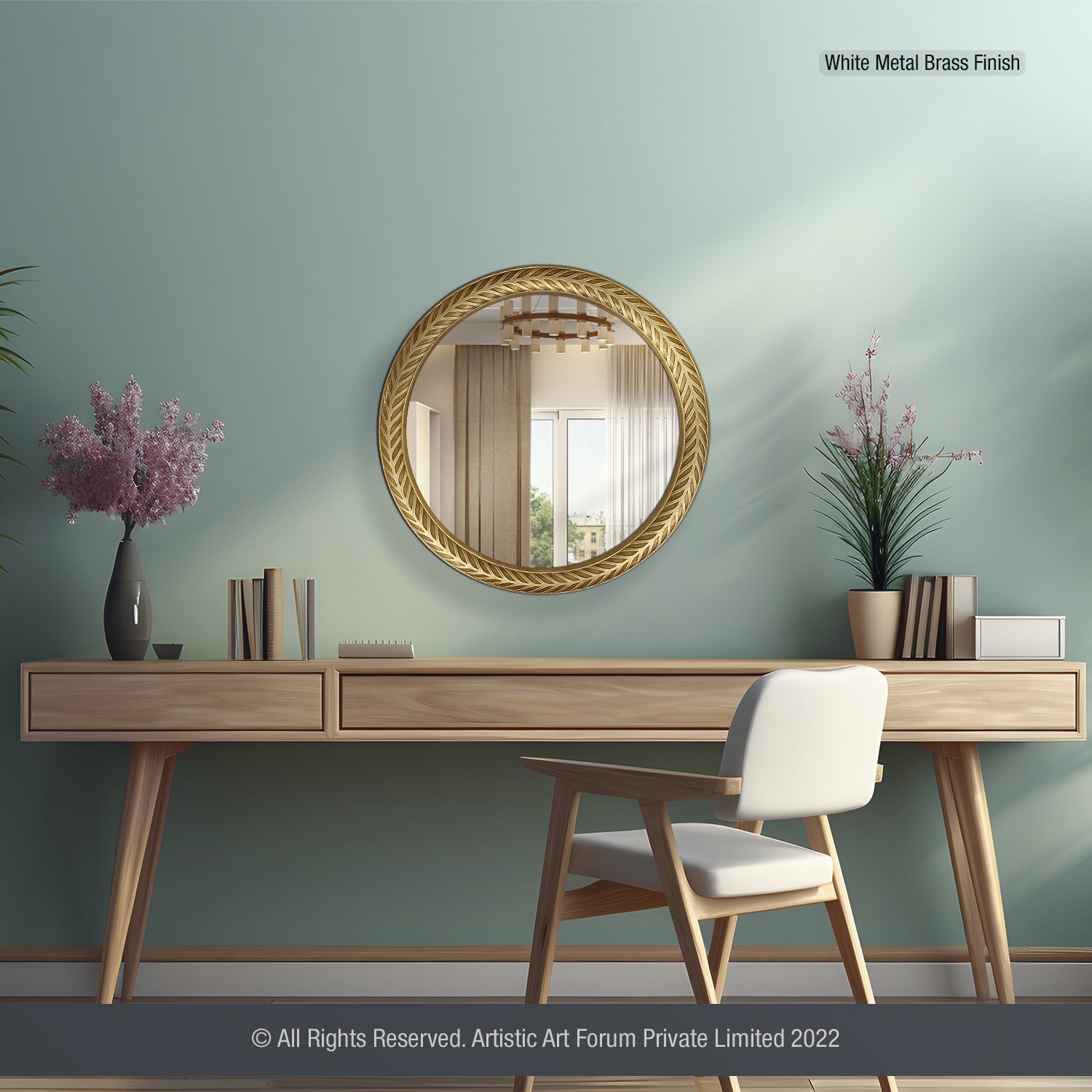 Large Round Mirror