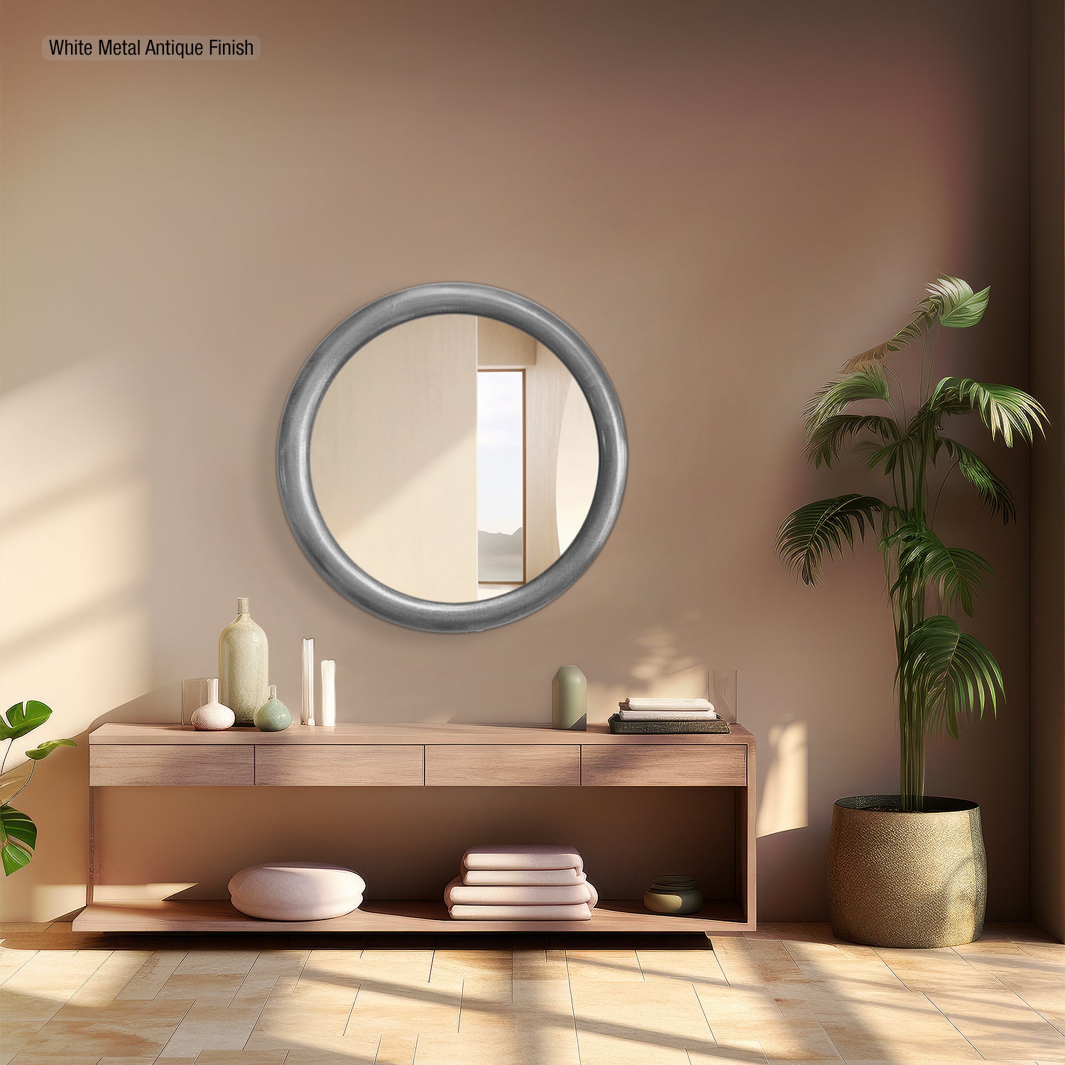 Minimalist Round Mirror