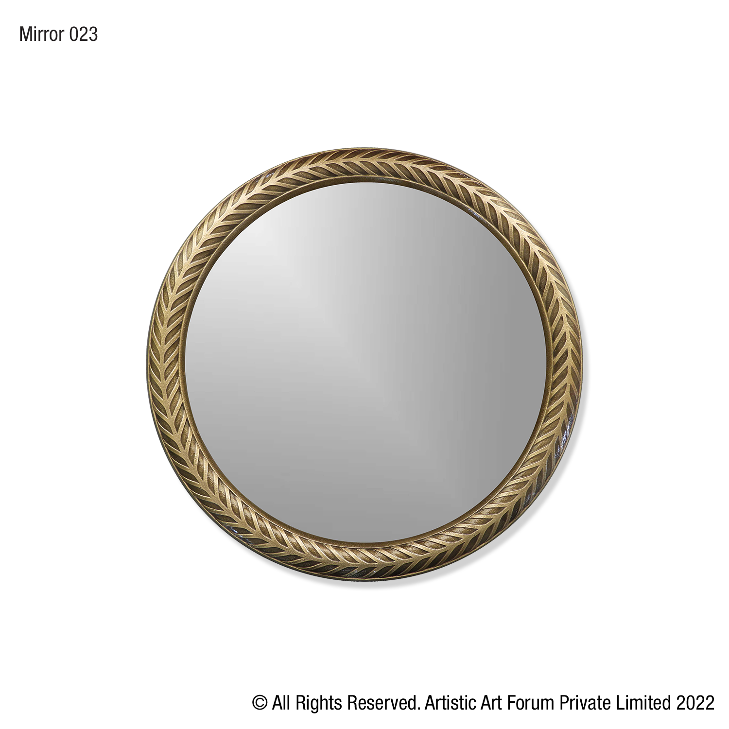Luxury Round Wall Mirror | For Home Wall Decor