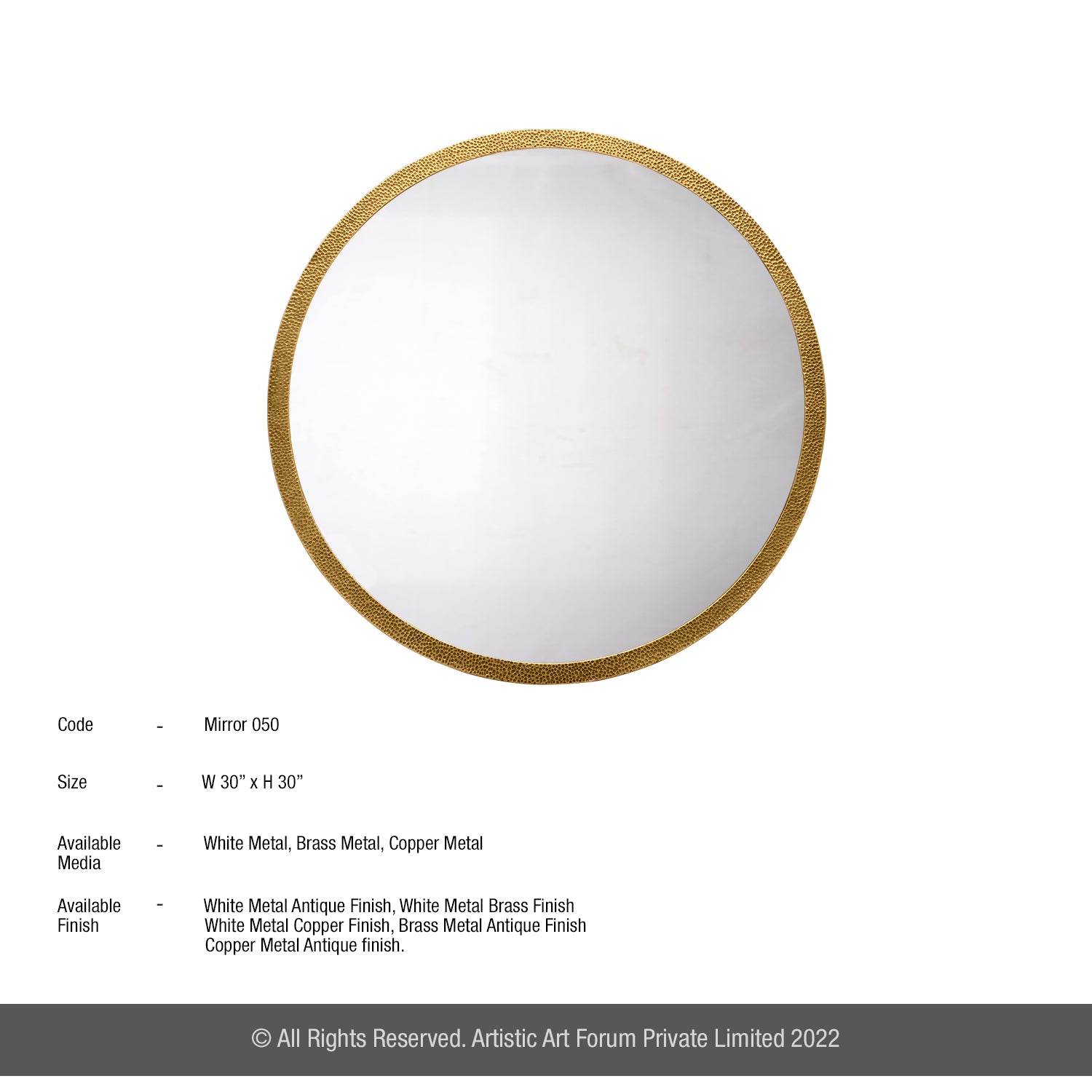 Circle Wall Decorative Mirror | For Home Wall Decor