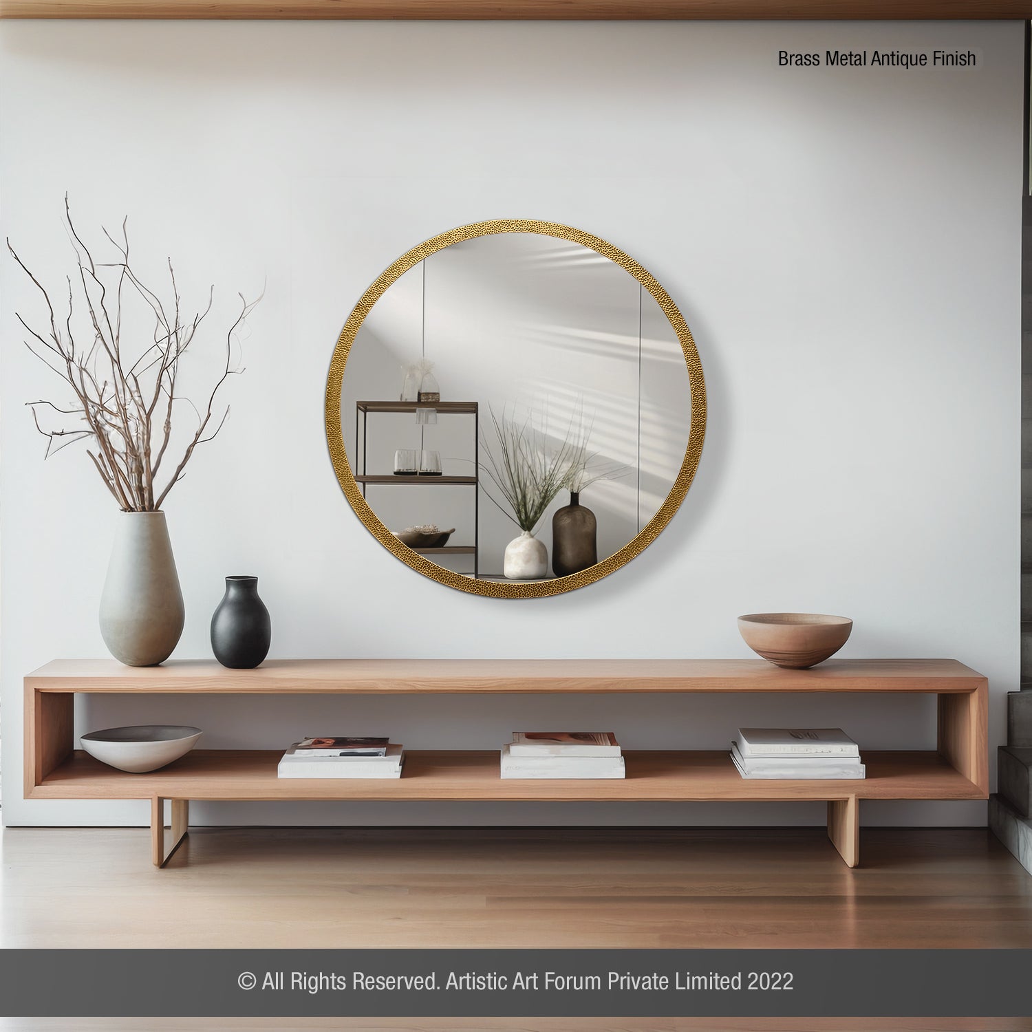 Circle Wall Decorative Mirror | For Home Wall Decor