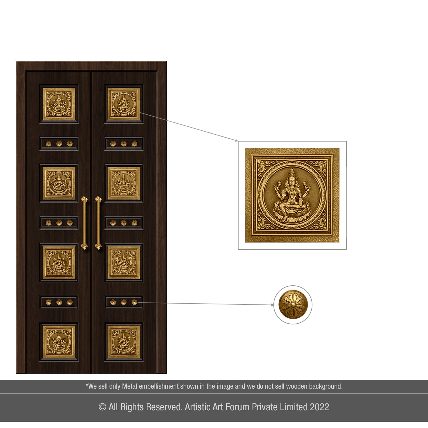 Astalakshmi Pooja Door Accessories | For Pooja Room Design