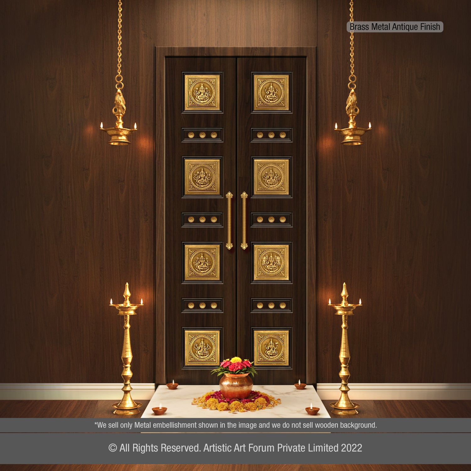 Astalakshmi Pooja Door Accessories | For Pooja Room Design