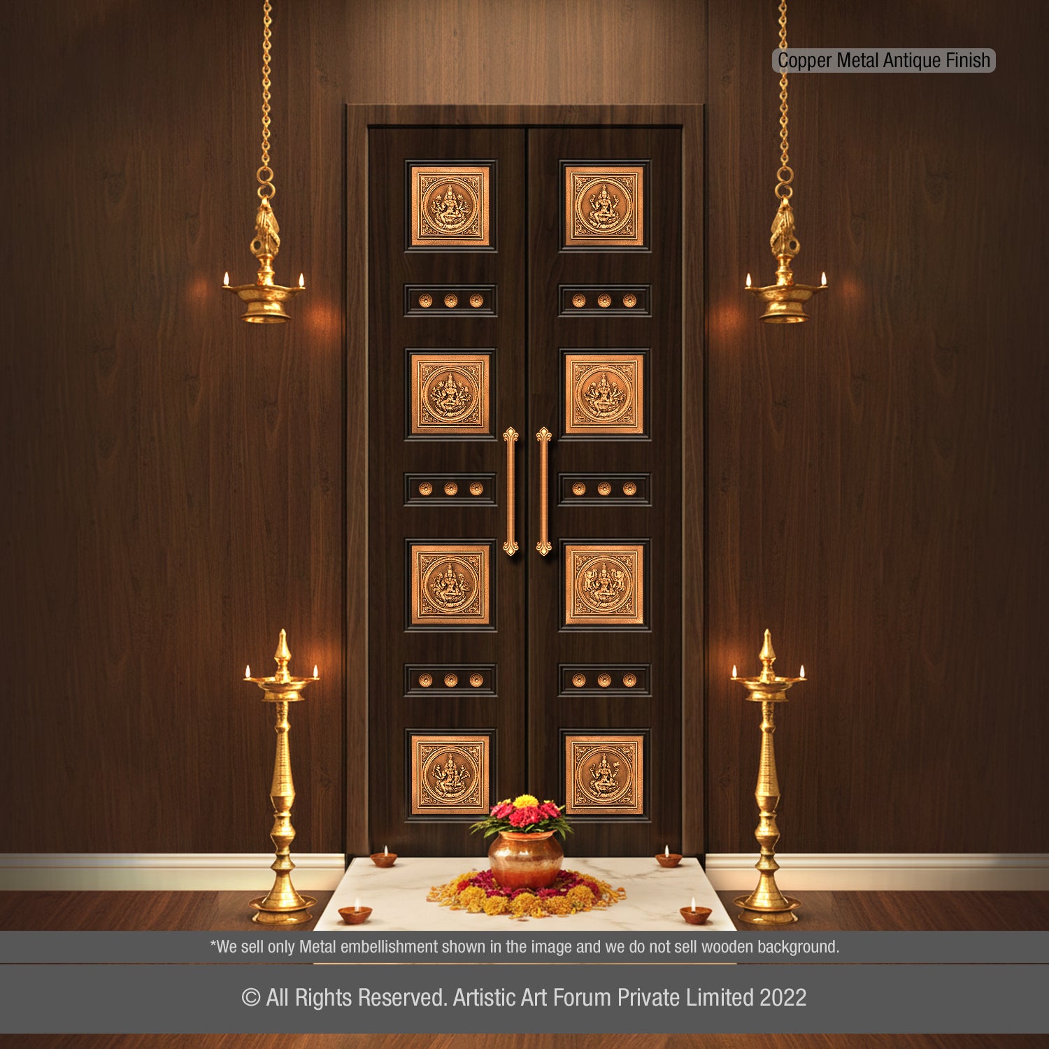 Astalakshmi Pooja Door Accessories | For Pooja Room Design