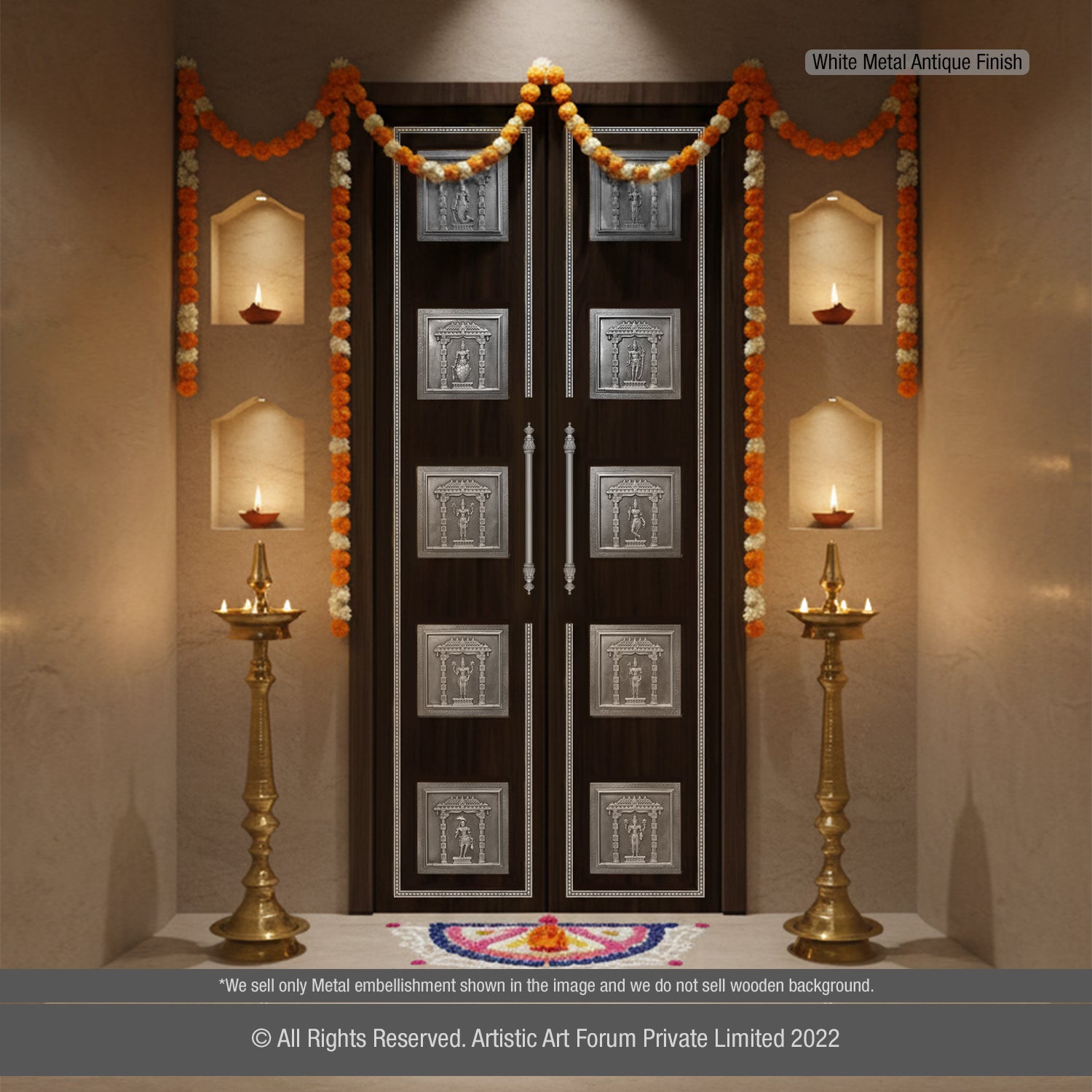 Dasavatharam Pooja Door Aaccessories | For Pooja Room Design