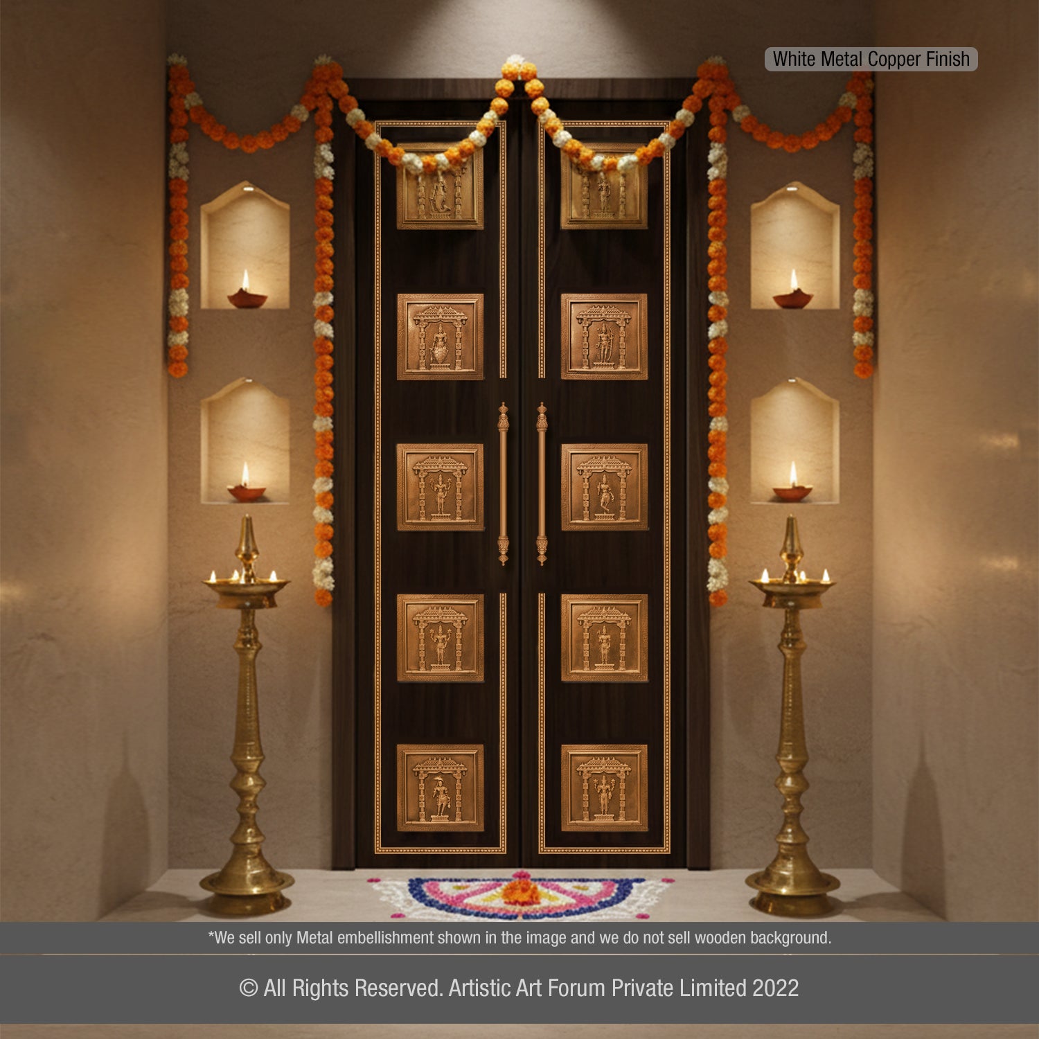 Dasavatharam Pooja Door Aaccessories | For Pooja Room Design