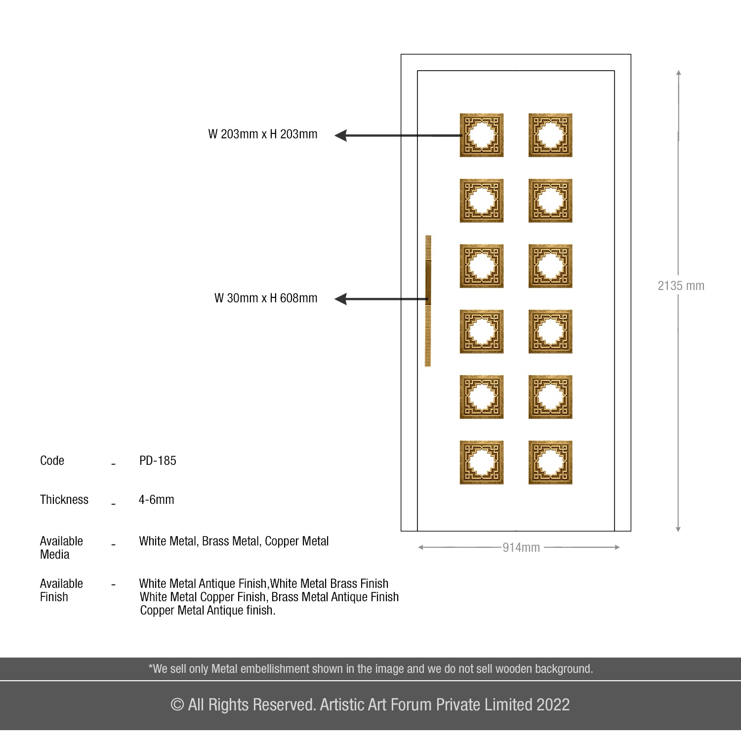 Bell Accessories For Pooja Door Design | For Pooja Room Design