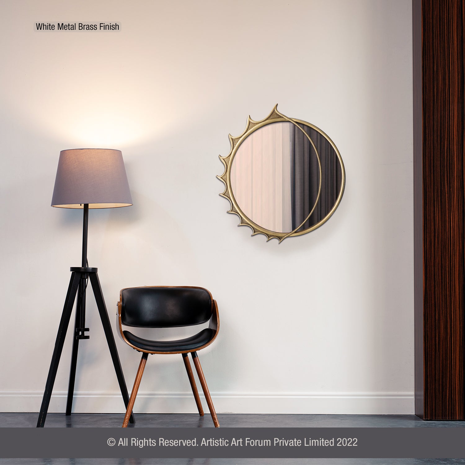 Artistick wall mirror for home decor with stylish and elegant design
