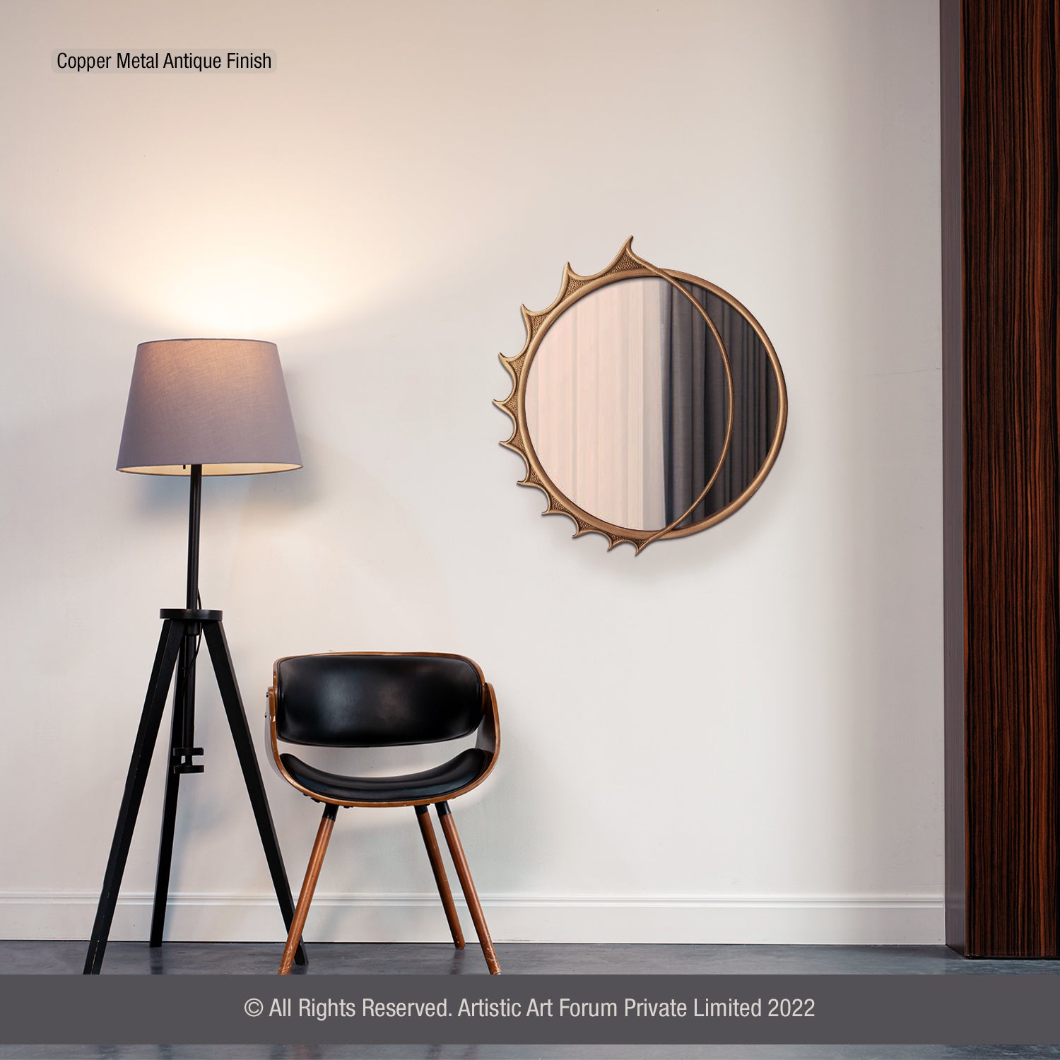 Artistick wall mirror for home decor with stylish and elegant design