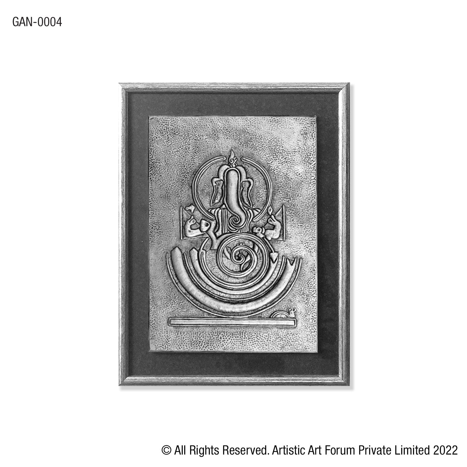 artistic Ganpati wall decor metal for stylish interiors