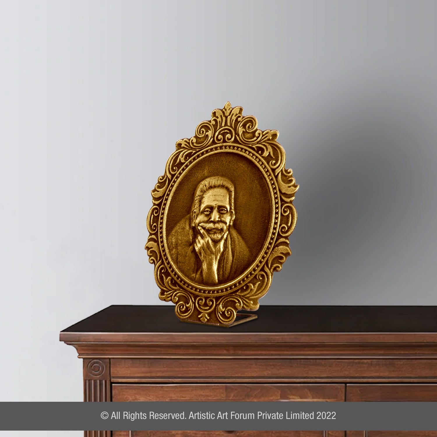 Seshadri Swamigal Brass Metal Antique Finish - Artistick's Online