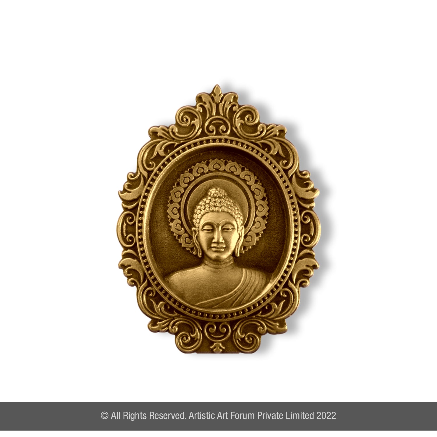 Buddha Brass Metal Antique Finish - Artistick's Online