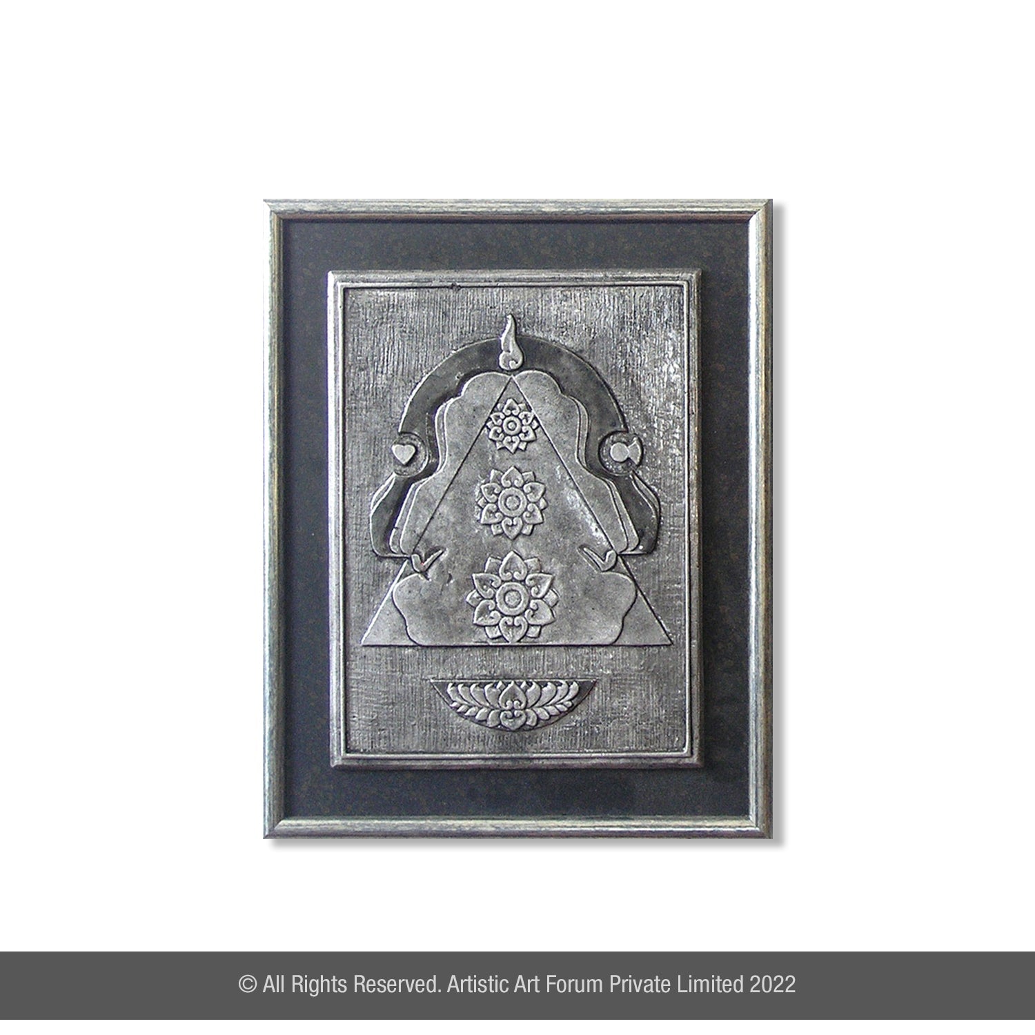 Contemporary Ganesha White Metal Antique Finish - Artistick's Online