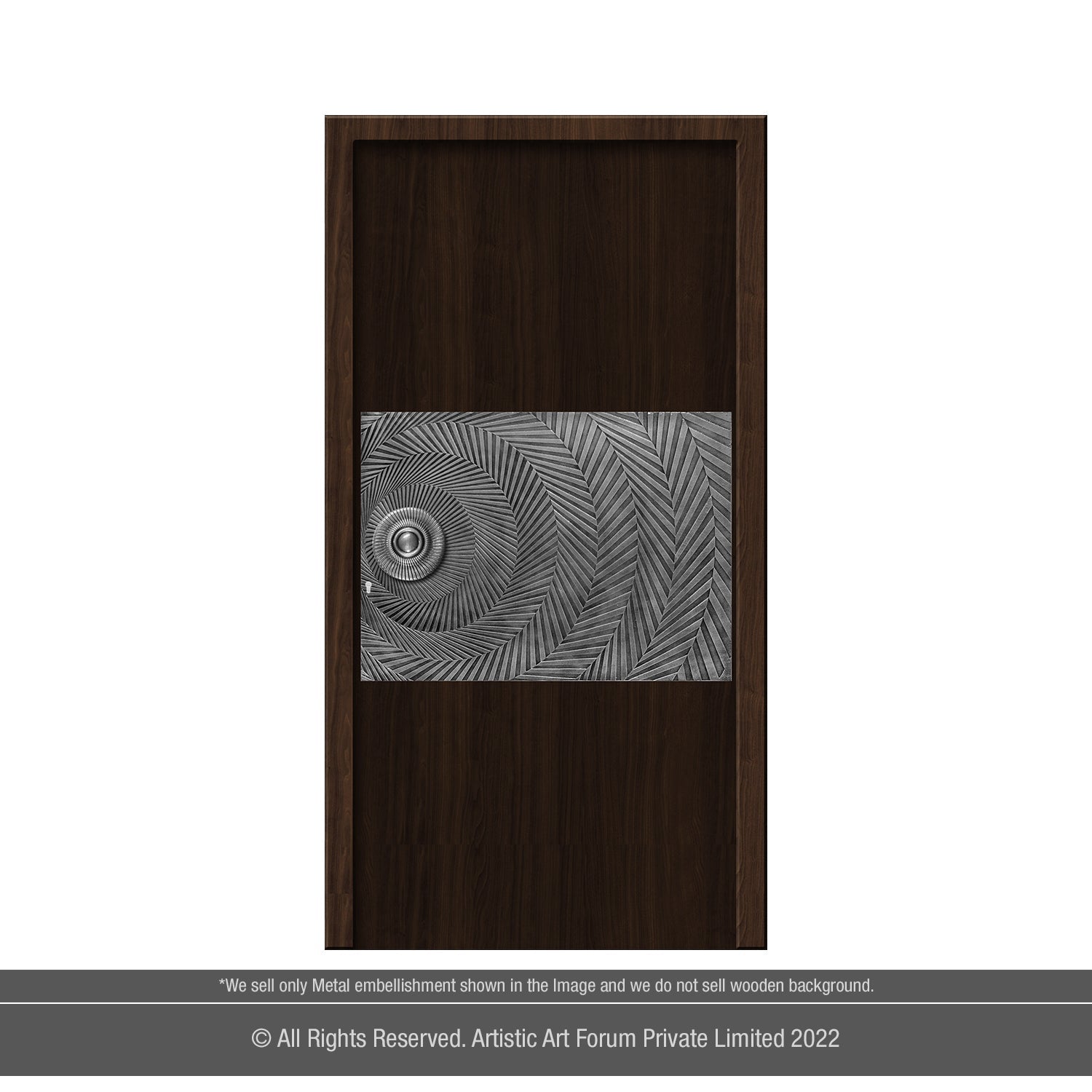 Modern Metal Door Embellishment | for Main door design