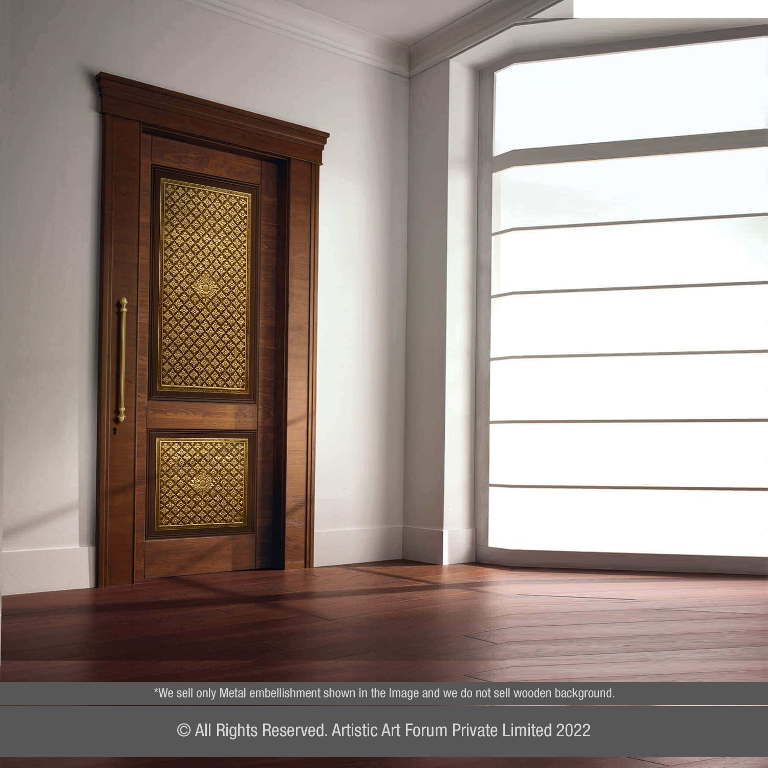 Brass Main Door Embellishments | For Home Entrance Or Internal Doors