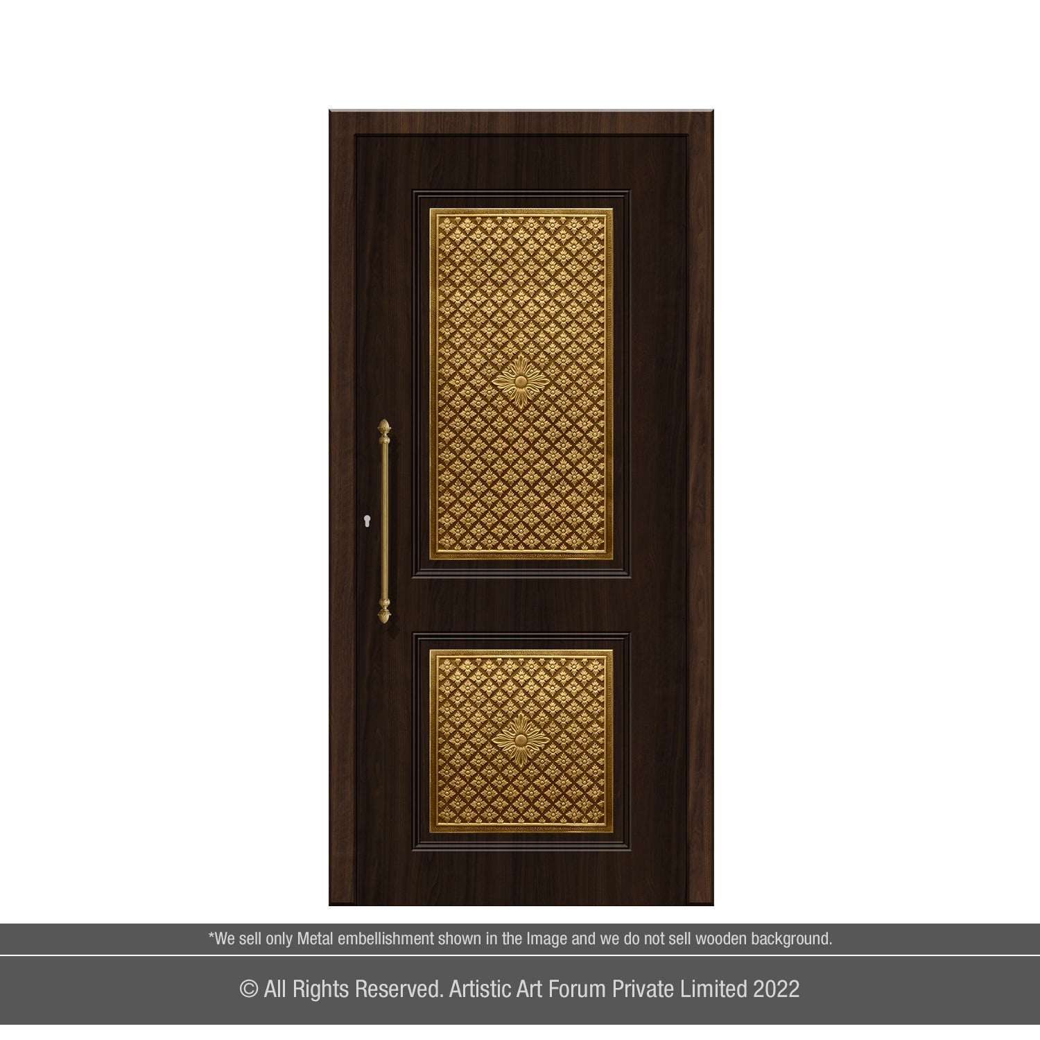 Brass Main Door Embellishments | For Home Entrance Or Internal Doors