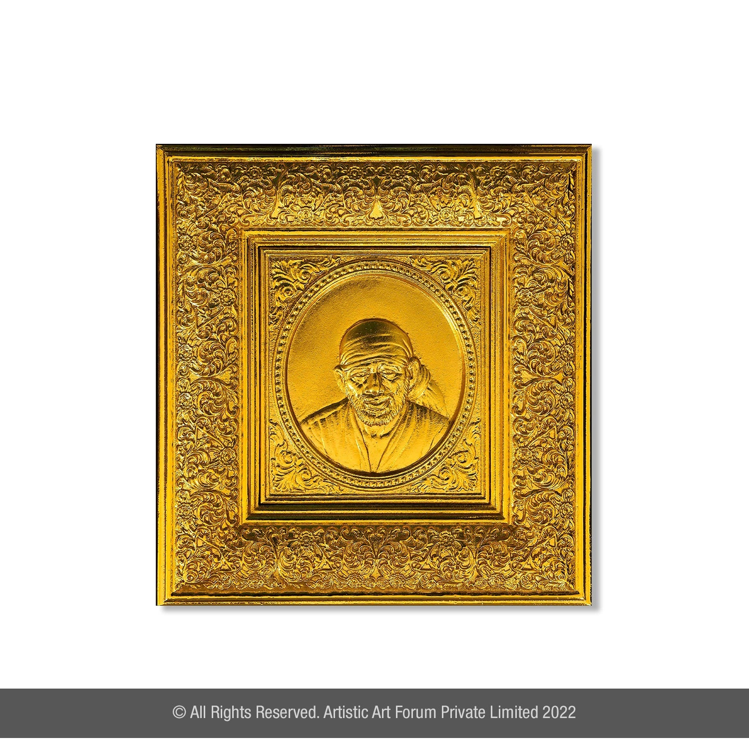 Sai Baba WM gold Plated - Artistick's Online
