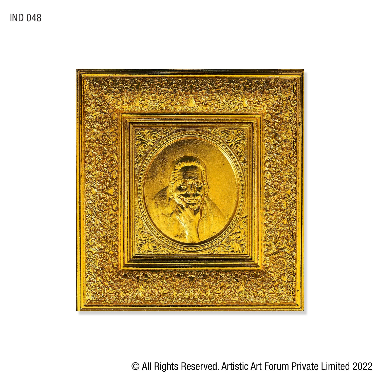 Seshadri Swamigal WM gold Plated - Artistick's Online
