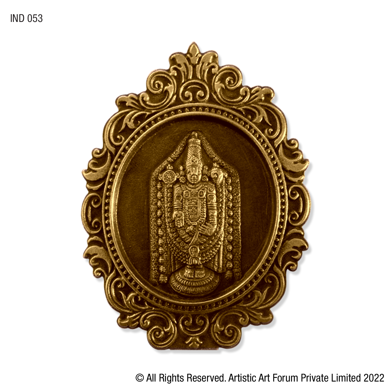 Perumal Brass Metal Antique Finish - Artistick's Online