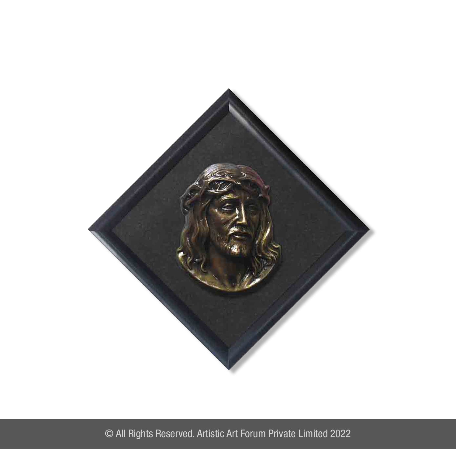 Jesus Head Brass Metal Antique Finish - Artistick's Online