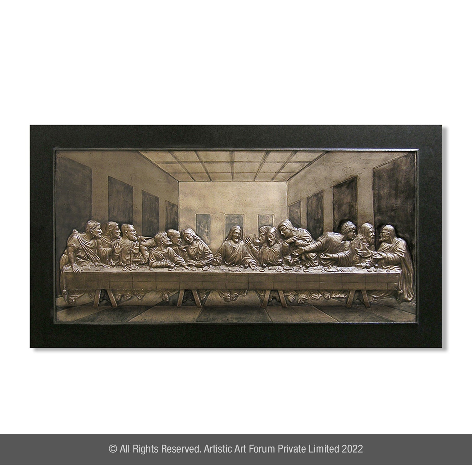 Lastsupper White Metal Antique Finish - Artistick's Online