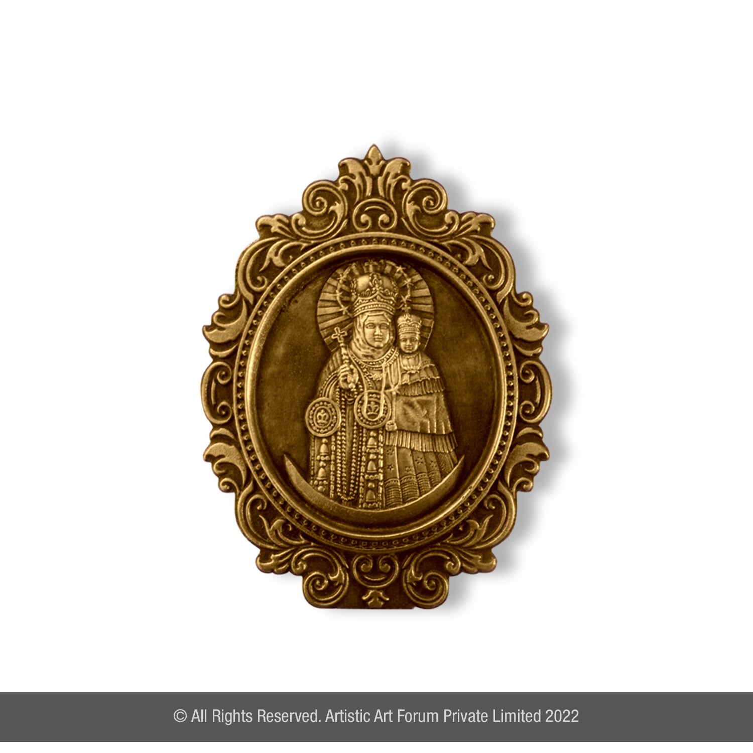 Madha Brass Metal Antique Finish - Artistick's Online