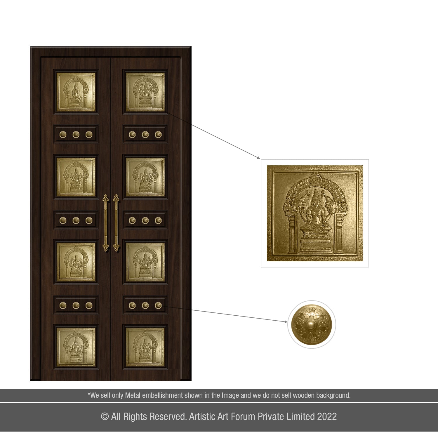 Astalakshmi Pooja Door Accessories | For Pooja Room Design