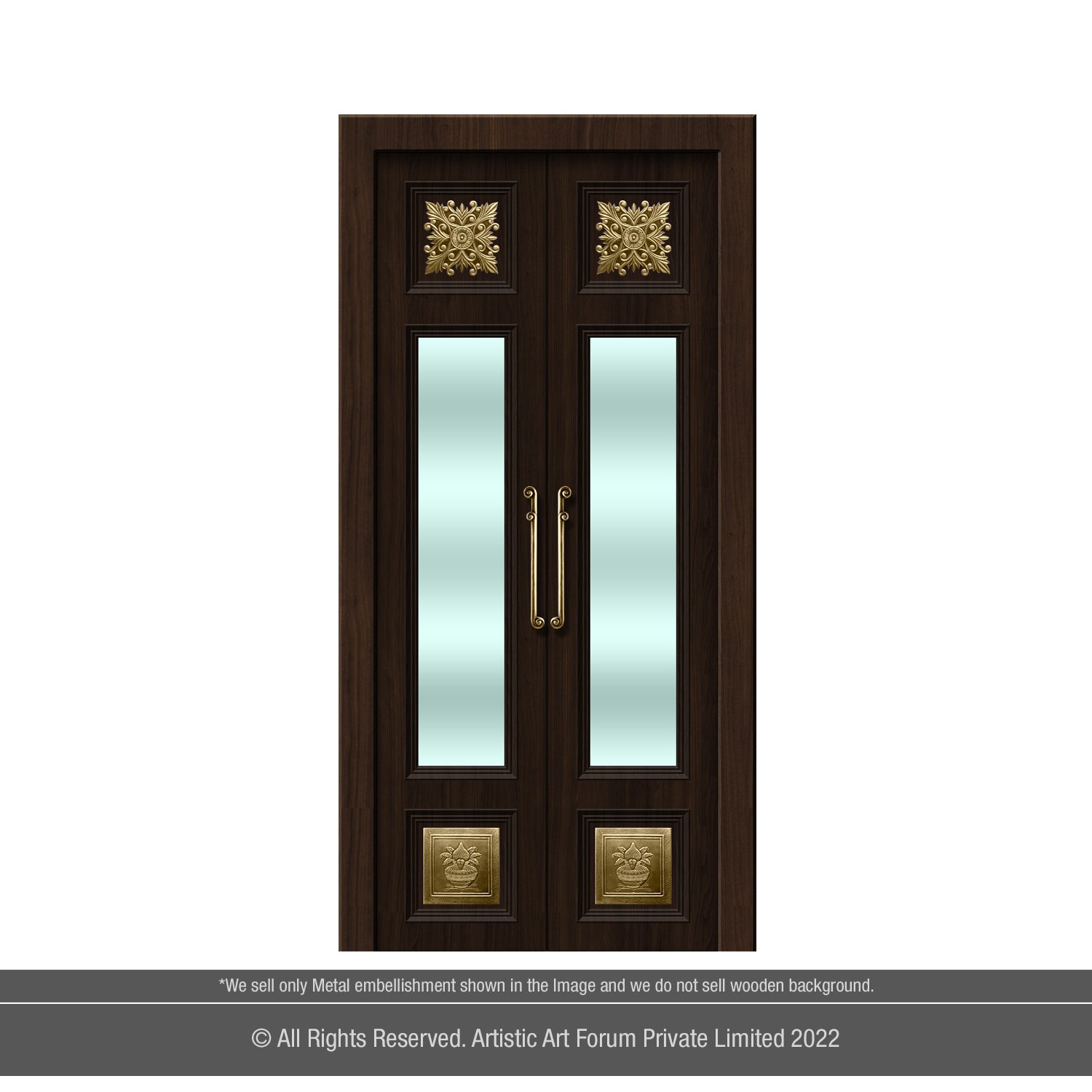 Grand Pooja Door Embellishment | For Pooja Room Designs