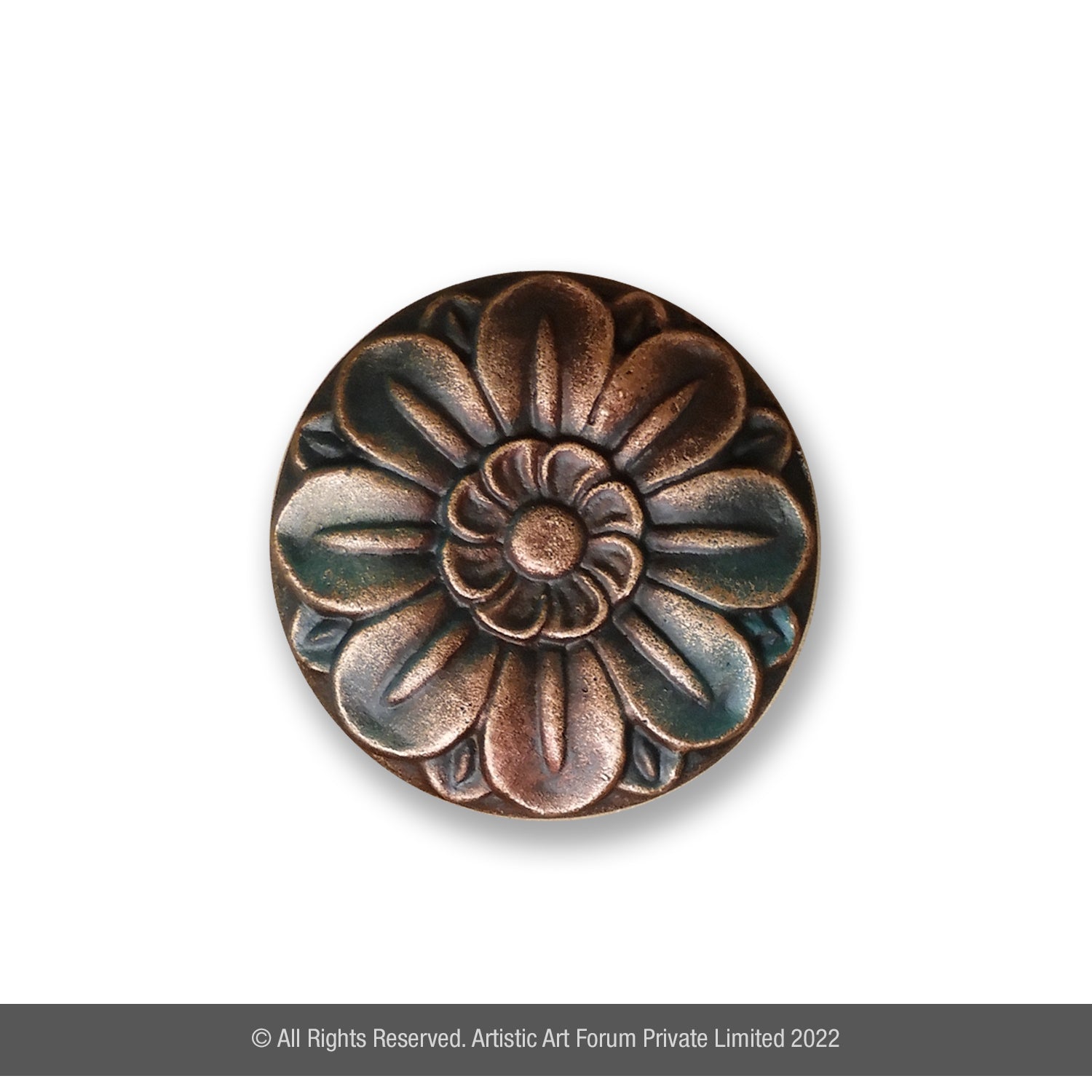 Door Knobs Copper Metal Patina Finish - Artistick's Online
