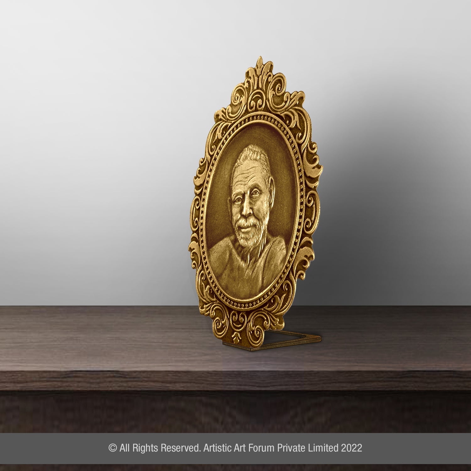 Ramana Maharshi brass idol for table decor