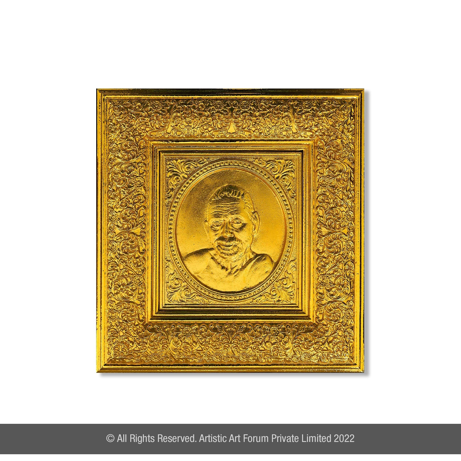 Ramana Maharshi WM gold Plated - Artistick's Online
